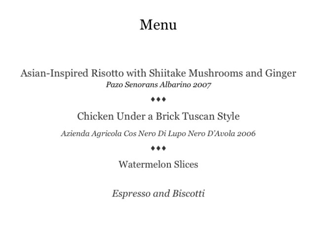 dinner menu3