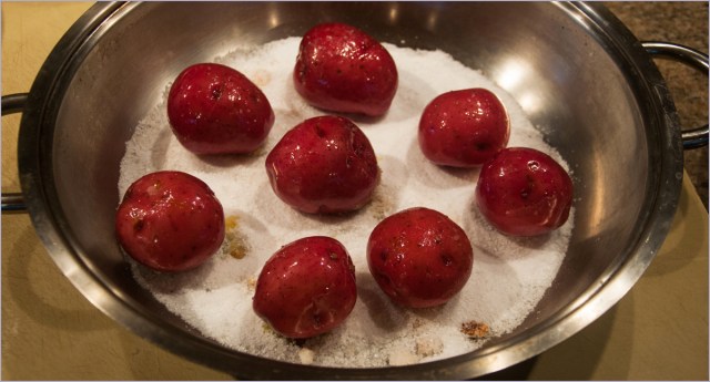 salt-roasted potatoes