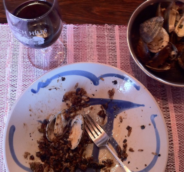 Clams and Black Bean Sauce full table