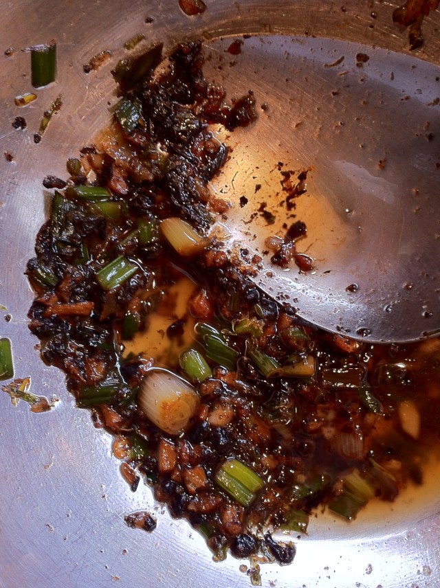 Clams (not yet) and Black Bean Sauce