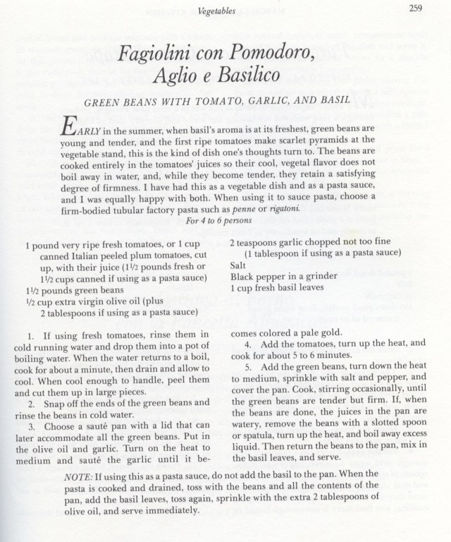 Fagiolini con Pomodoro