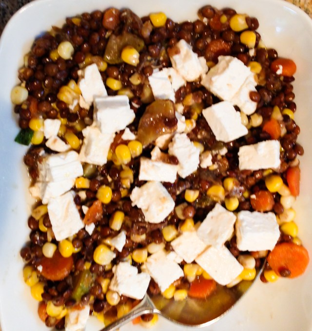 lentils with Feta