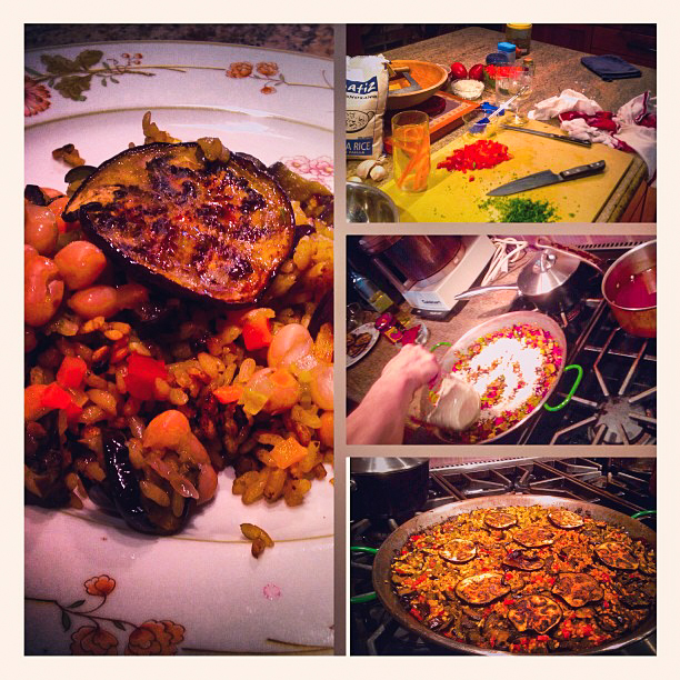 Paella collage-