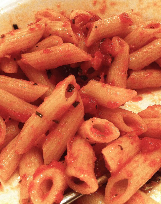 penne closeup