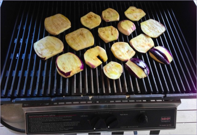 eggplant on grill