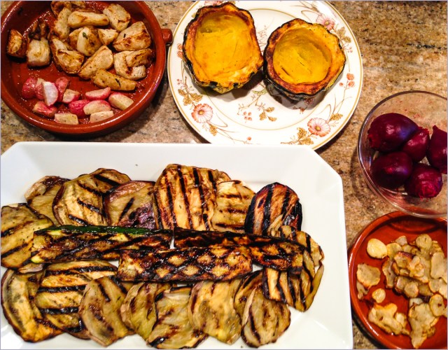 grill-roasted veggies