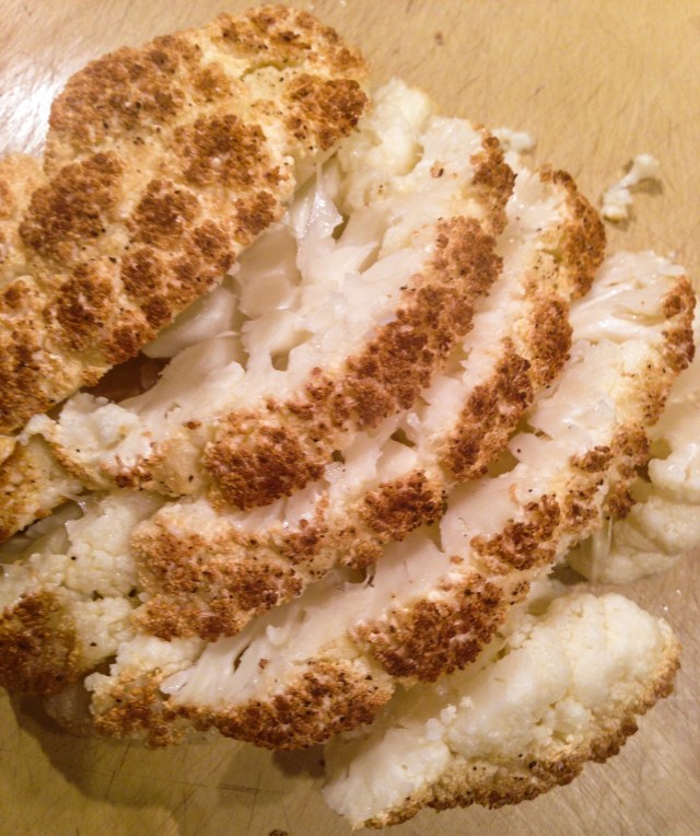 cauliflower slices