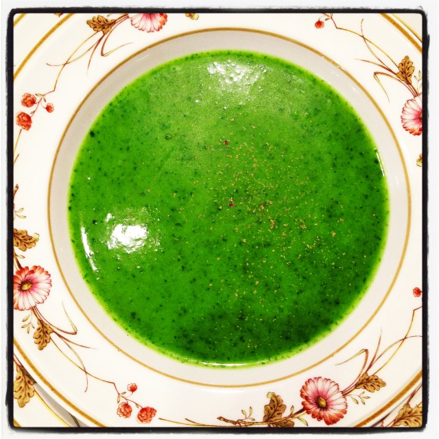 spinach-potato-onion soup