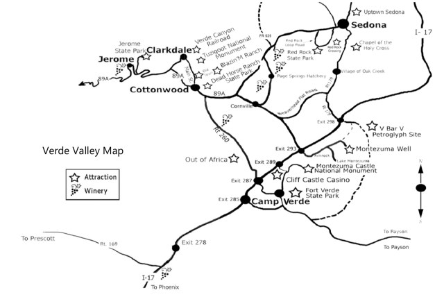 Verde Valley map