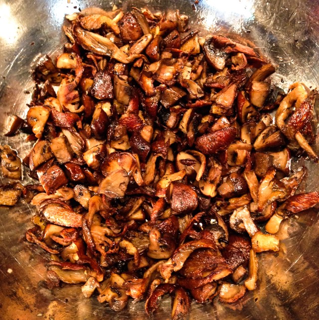 roasted mushrooms