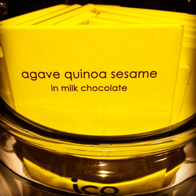 agave quinoa sesame choc