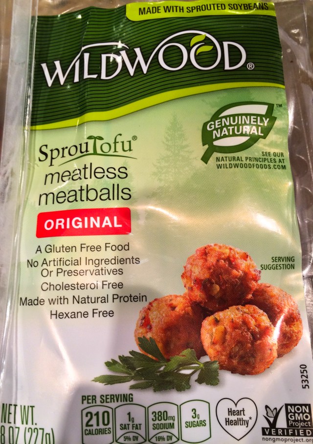 sprouted soybean meatballs pkg