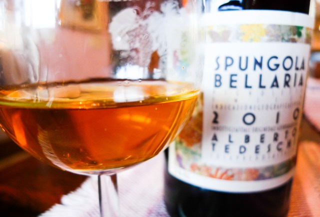 wine glass and bottle