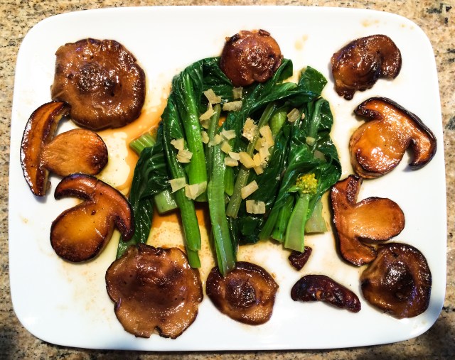 Yu Choy with Mushrooms