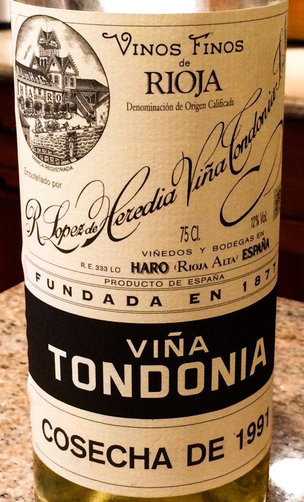Vina Tondonia white Rioja 1991-2