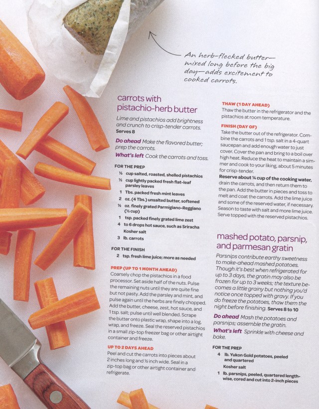 Carrots and nut butter recipe