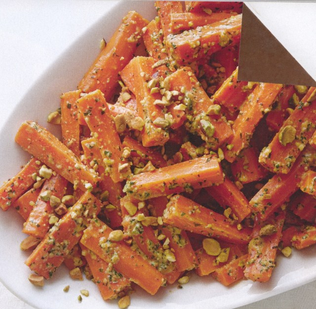 dog-earred carrot dish from mag