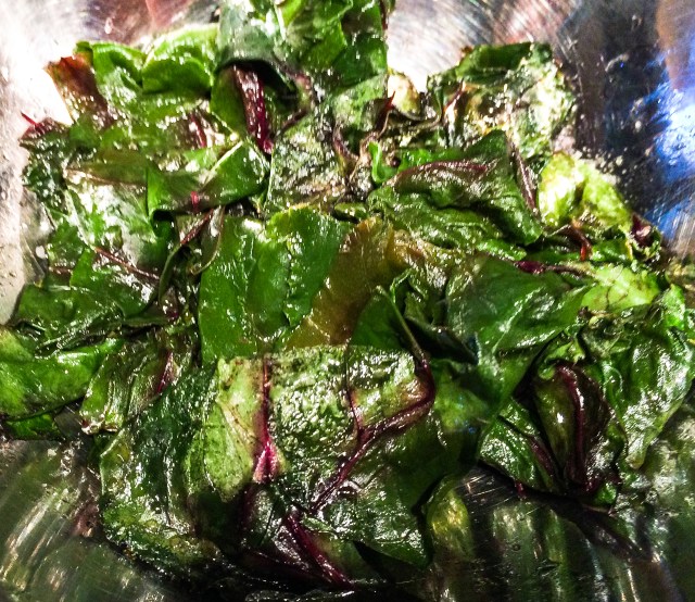 sautéed beet greens