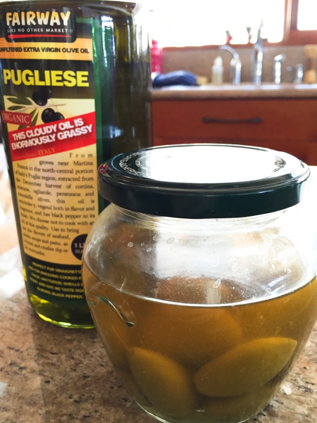 Pugliese olives and oil