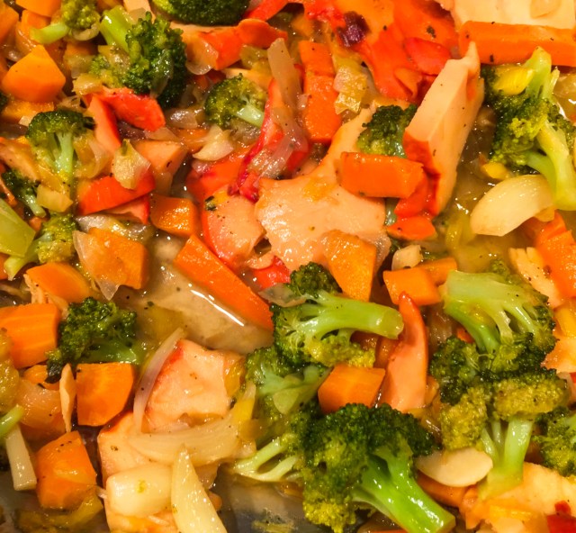 Braised Chicken muishrooms & vegs-2