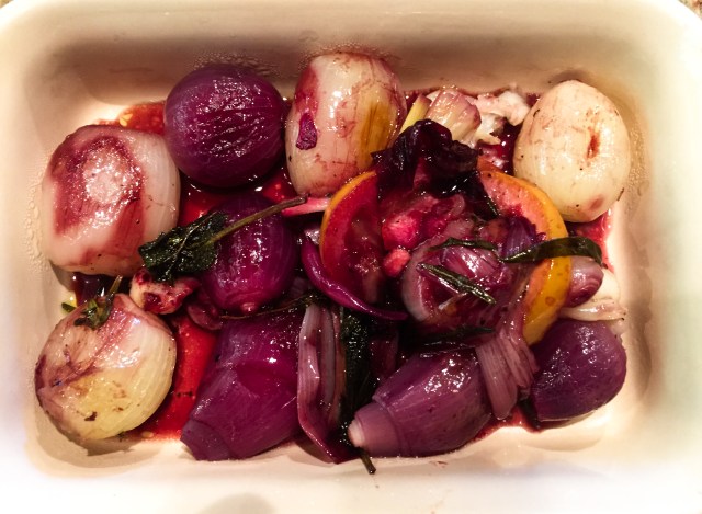 Braised Onions with Lemon and Herbs