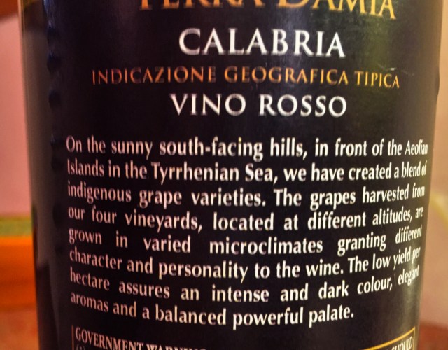 Calabria Vino Rosso