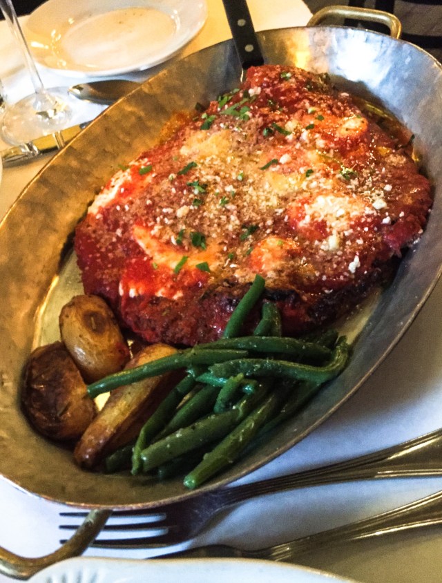 chicken parm at Ballato