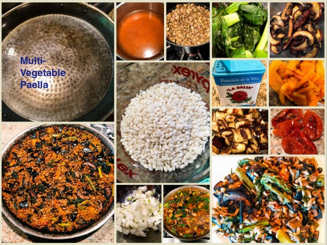 Multi-Veg Paella Collage